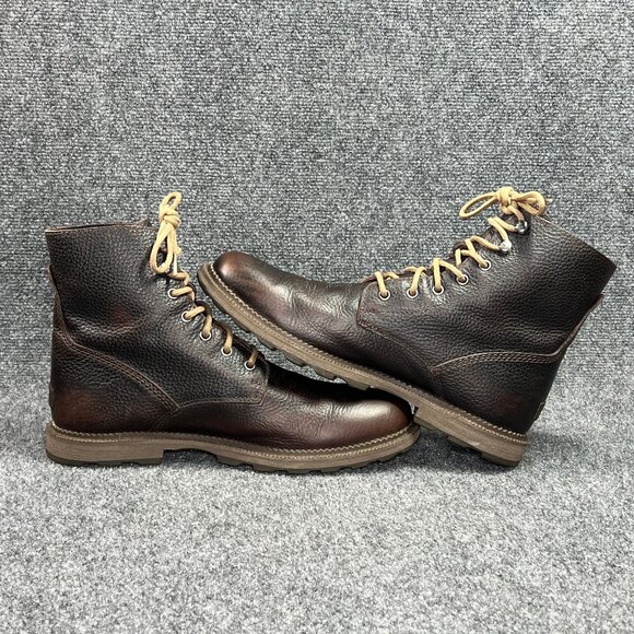Sorel Madson 6" High Lace Boots Men's Size 11.5 Brown Leather Waterproof Moto - Picture 9 of 15